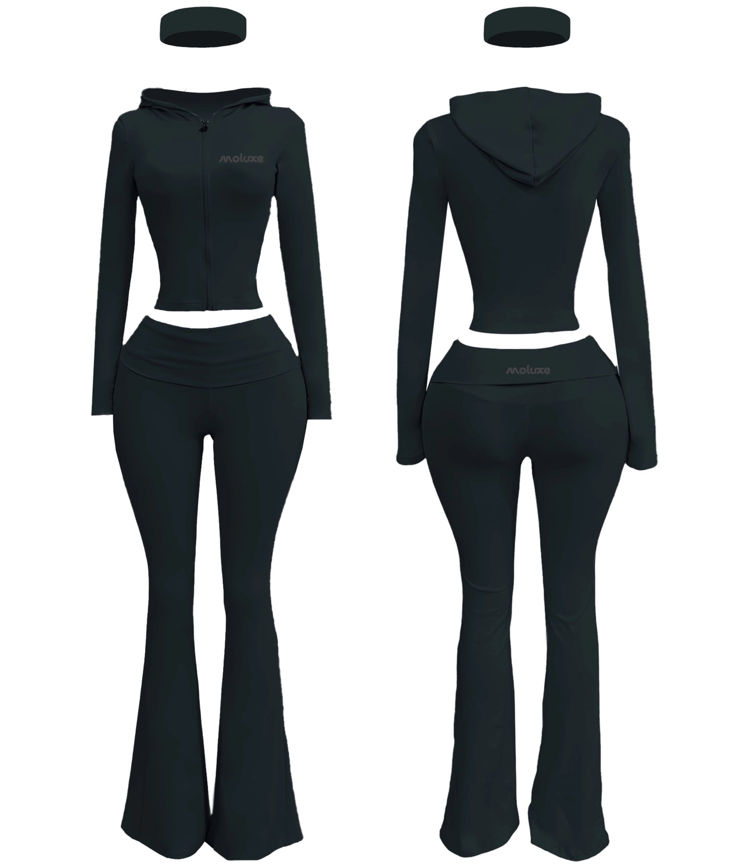 Midnight Black Comfy Set