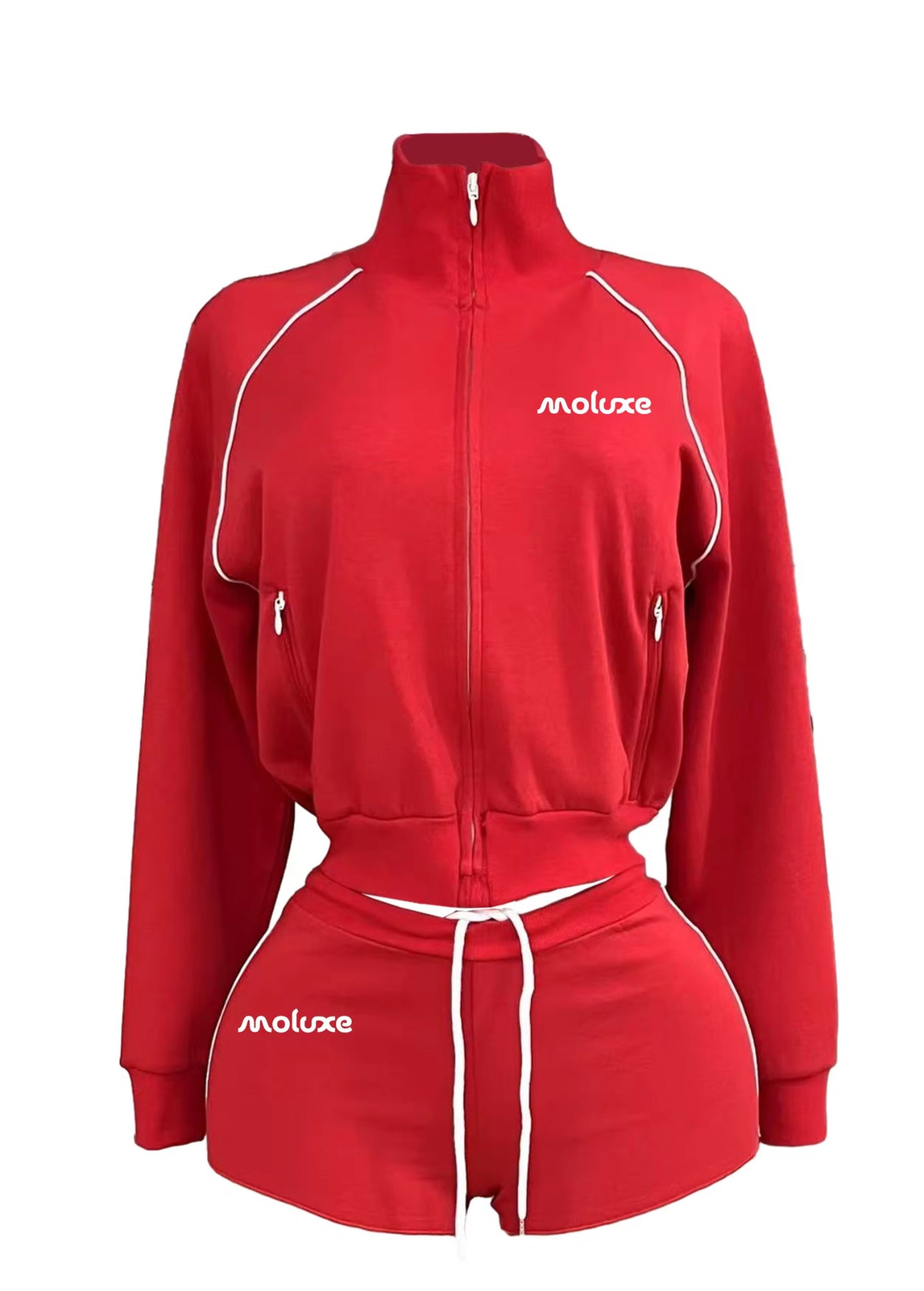 Red It Depends Short Set