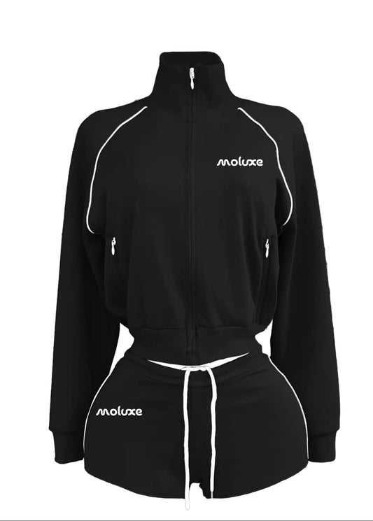 Black It Depends Short Set