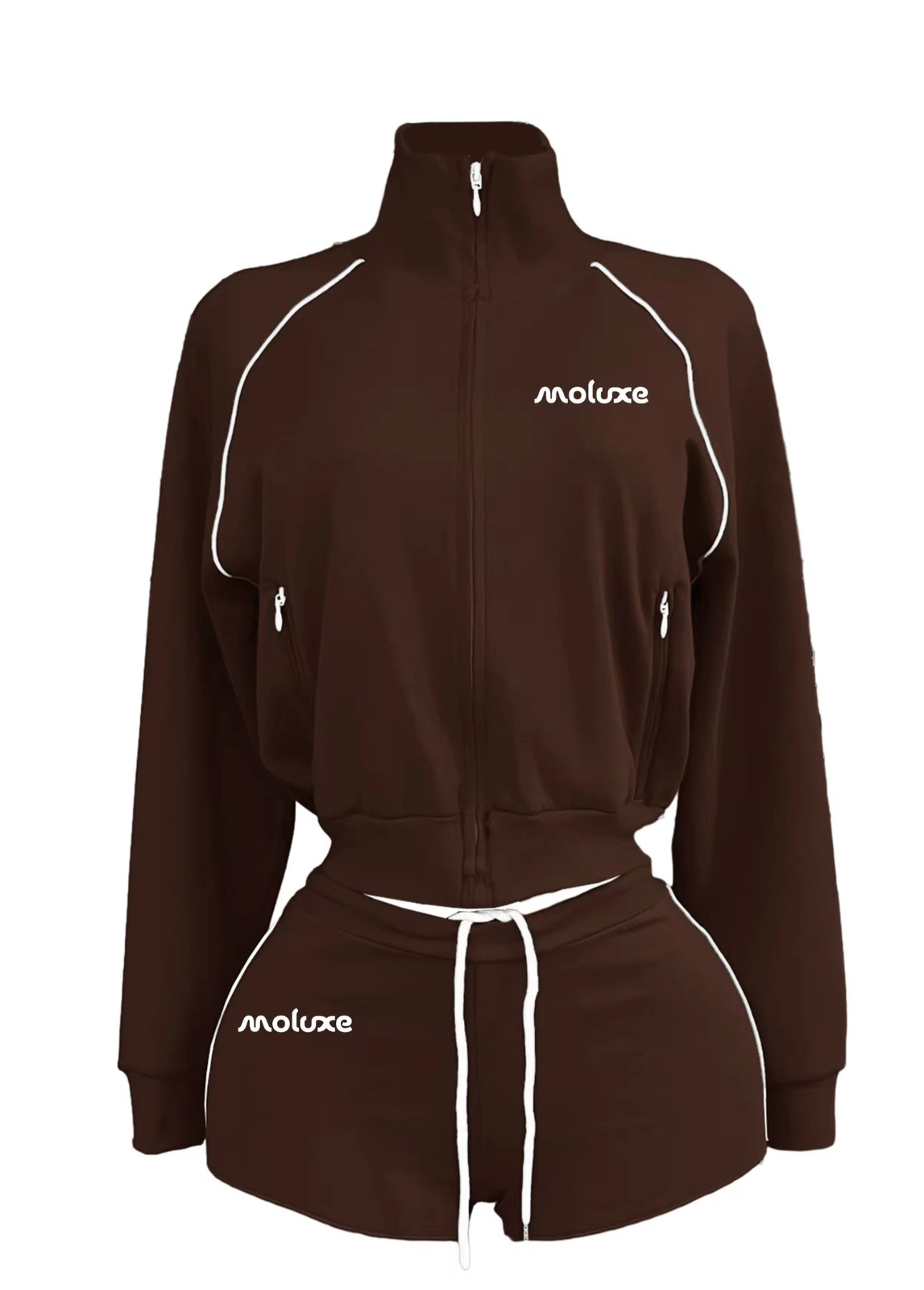 Brown It Depends Short Set