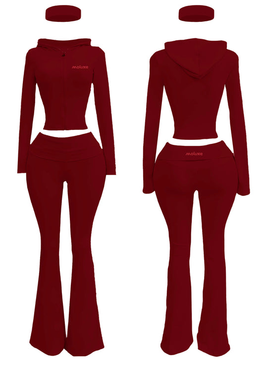 Maroon Comfy Set